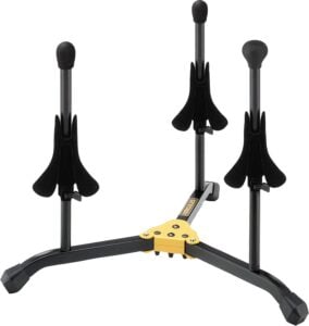 Hercules DS513BB Trumpet Cornet Flugelhorn Stand, Black