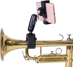 Trumpet Lyre Cell Phone Holder