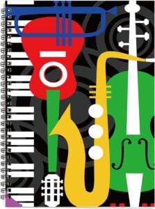 staff paper notebook