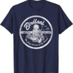 retro birdland jazz club t-shirt