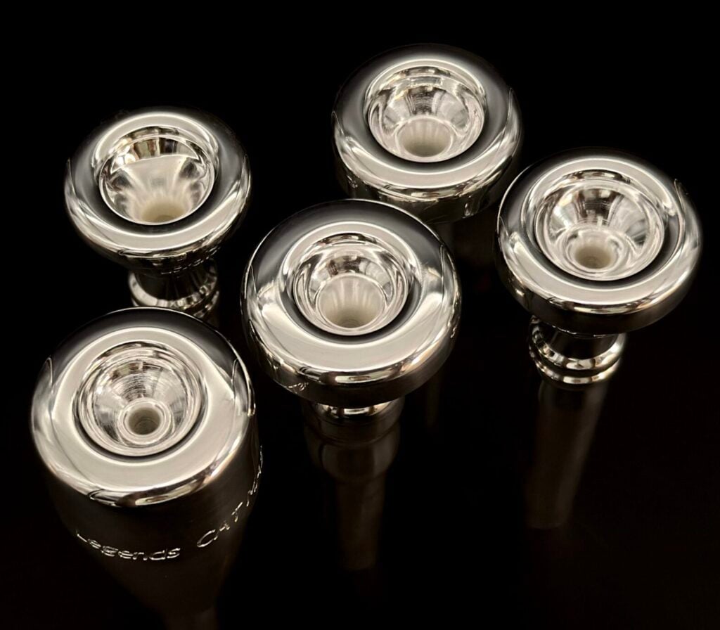 Commercial trumpet mouthpieces