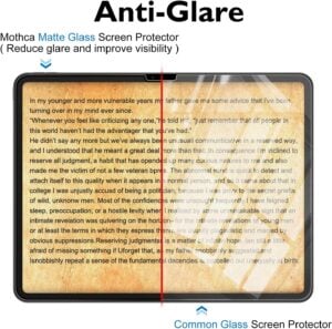 Anti glare screen protector
